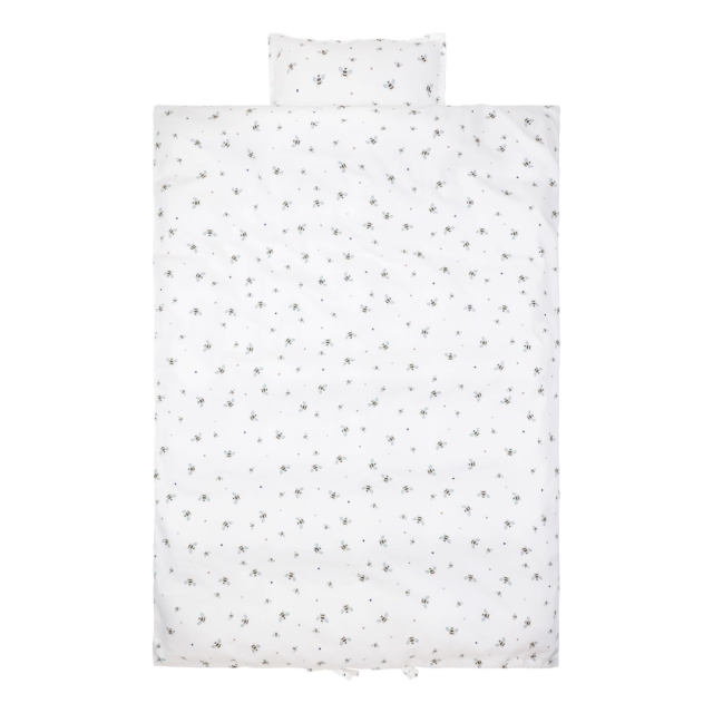Vanilla Copenhagen Sengetøy Baby - Honeybee Happy - Milk - 70 x 100 cm, 40 x 45 cm (BEDB3724)