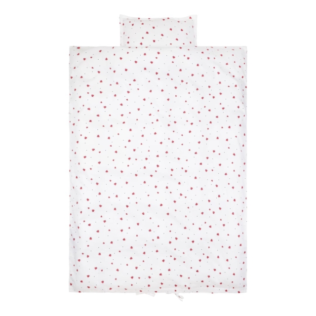 Vanilla Copenhagen Sengetøy Baby - Lady Lovebug - Milk - 70 x 100 cm, 40 x 45 cm (BEDB1224)