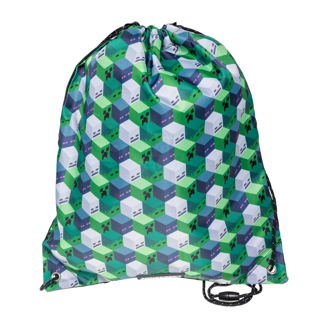 aSTOR Minecraft Gymveske med snor - 35 x 45 cm