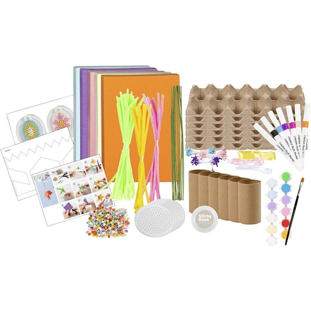 Creative Toys Creativ - Mega Craft Mix Creative Spring, vårfarger, 1 pakke - (977607)