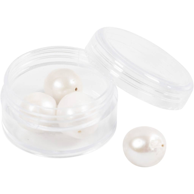 Creative Toys Creativ - Ferskvannsperler, Perforert på langs, dia. 13-14 mm (632124)