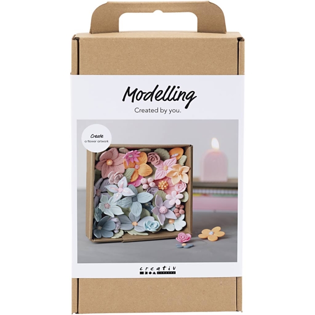 Creative Toys Creativ - Craft Kit Modellering, blomster, pastellfarger (977800)