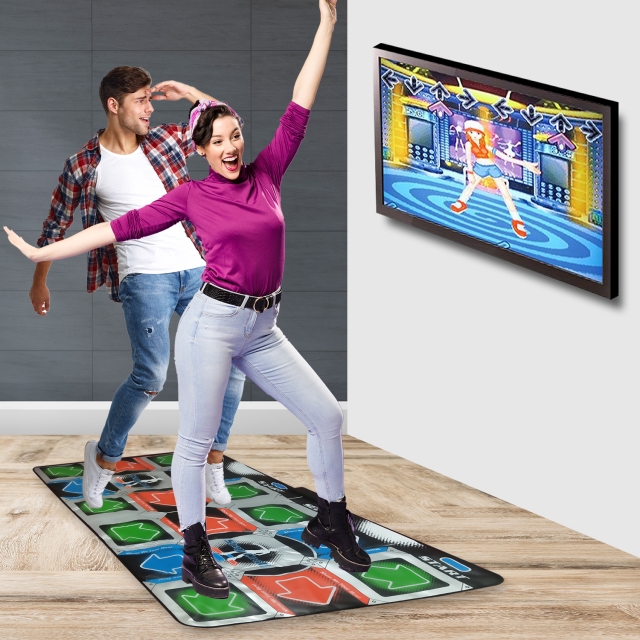 Mad Monkey Retro Dance Mat for 2 players (incl. 110 songs and 9 stages)