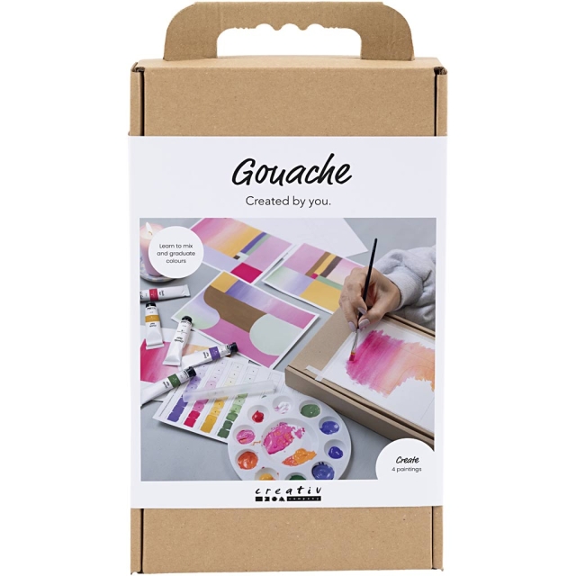 Craft Kit Gouache - Paintings - assorterte farger (977851)