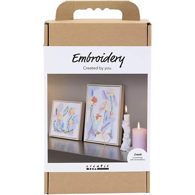 Craft Kit Embroidery - Pictures - pastellfarger (977862)