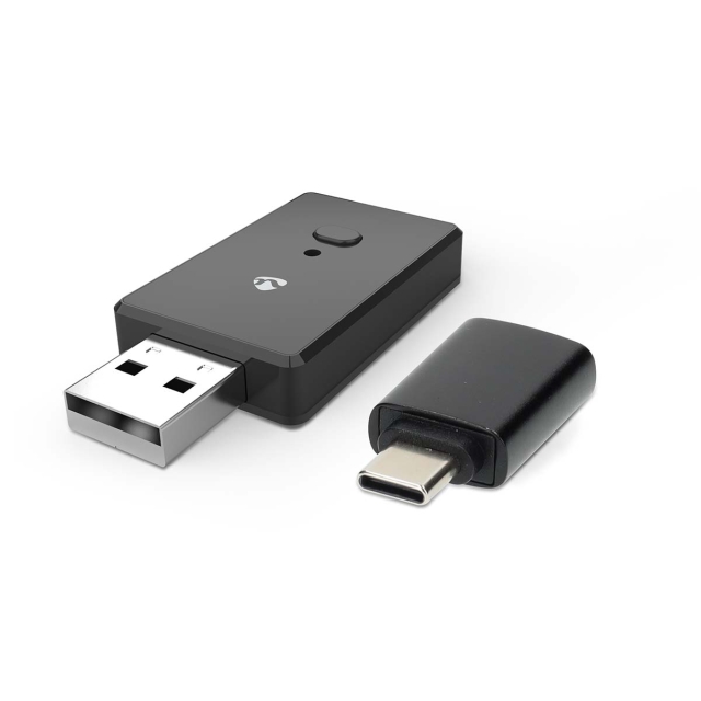 Nedis Trådlös Bilstereoadapter | Android Auto / Apple Carplay | AAC / SBC | Svart