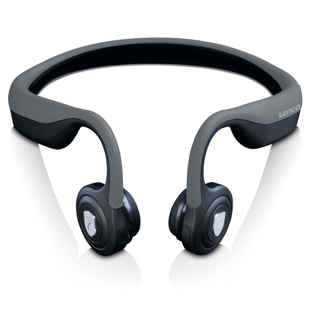 Lenco Bone Conduction Bluetooth-hörlurar Svart