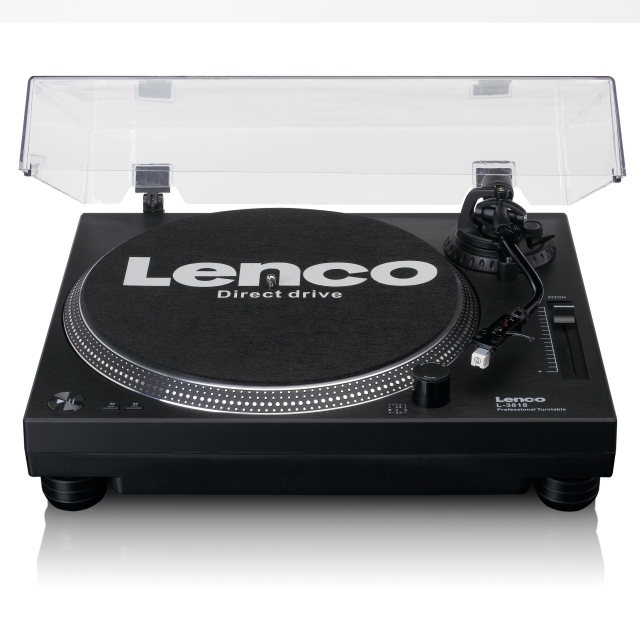 Lenco Direktdriven skivspelare med USB/PC-kodning Svart
