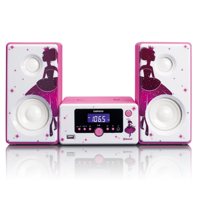 Lenco Micro set vekkerklokke Bluetooth® FM-radio USB aux-in Princess