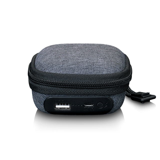 Lenco Etui med innebygd powerbank Grå