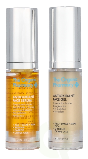 The Organic Pharmacy Antioxidant Mini Set 10 ml Antioxidant Face Gel 5ml/Antioxidant Face Serum 5ml
