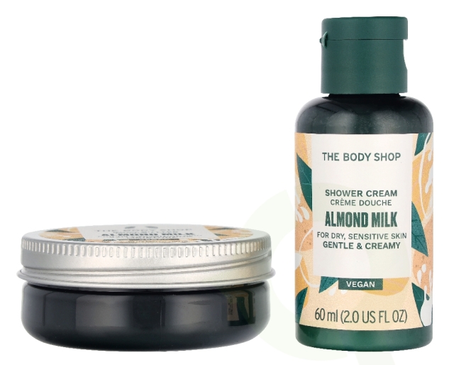 The Body Shop G1 Almond Milk Duo Set 110 ml Shower Cream 60 ml/Body Butter 50ml