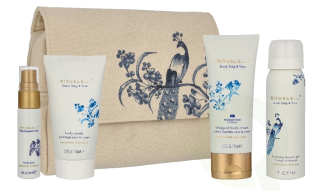 Rituals Amsterdam Collection Medium Giftset 210 ml Shower Gel 50ml/Body Cream 70ml/Body Scrub 70ml/Hair and Body Mist 20ml