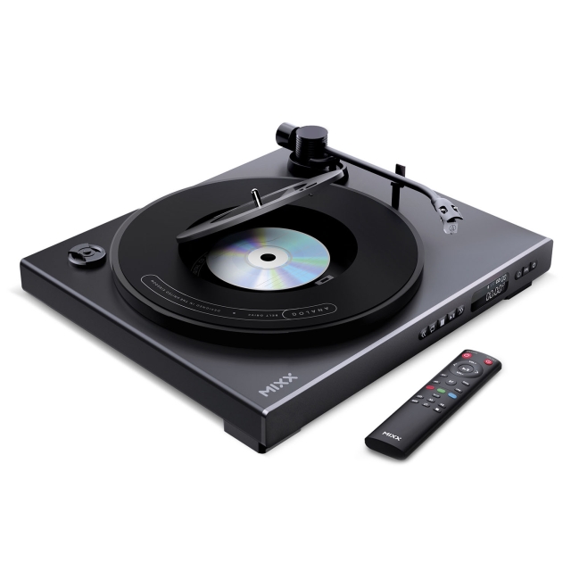MIXX Vinyl og CD Spiller Analog Plus 2-in-1 Svart