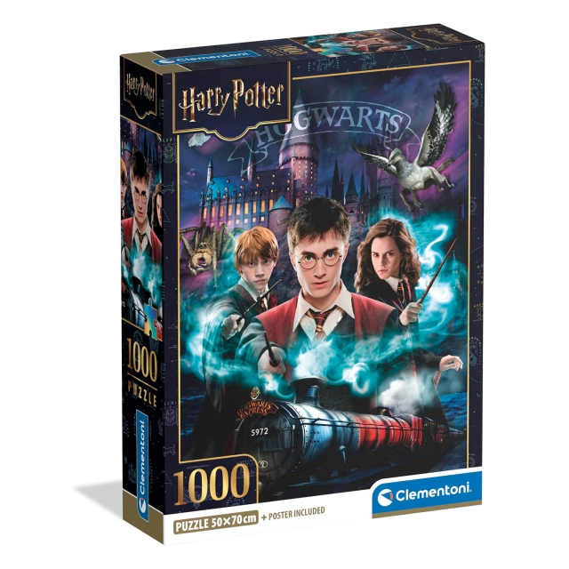 Clementoni Puslespill 1000 pcs CB High Quality Collection Harry Potter Hogwarts