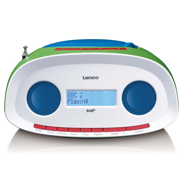 Lenco Bærbar DAB+/FM-radio med CD- og USB-spiller