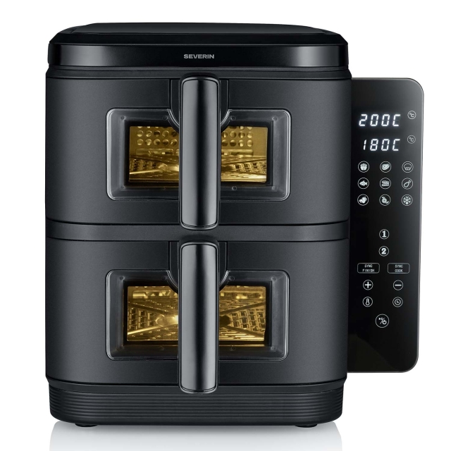 Severin Airfryer 11L S-Fry Duo stapel FR 2468