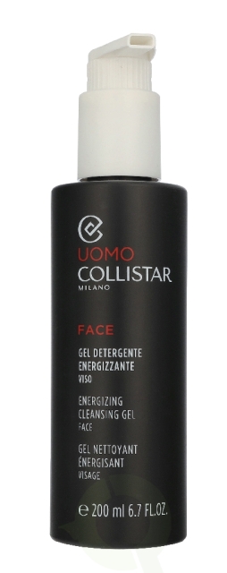 Collistar Uomo Face Energizing Cleansing Gel 200 ml
