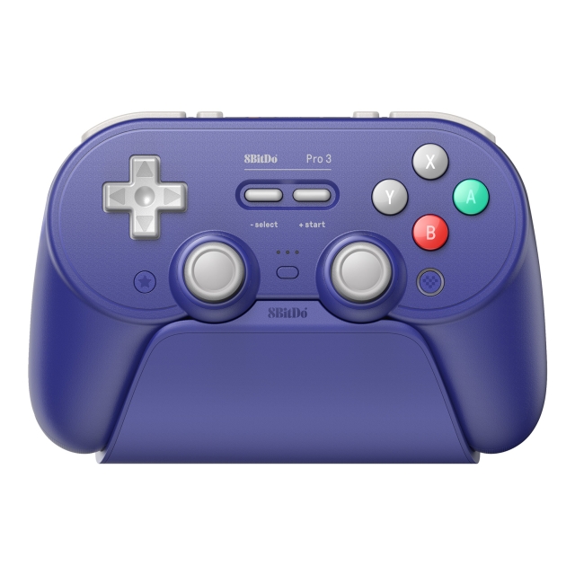 8Bitdo Pro 3 Bluetooth-spillkontroll – lilla