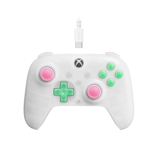8Bitdo Ultimate Mini Gamepad Controller - Xbox (hvit)