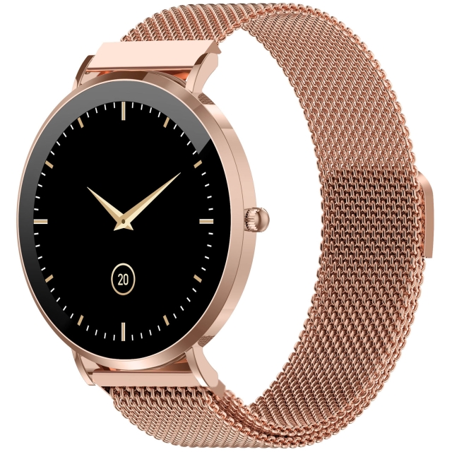 Denver SmartWatch AMOLED Hälsokoll Sport-läge SWC-394S Rosé