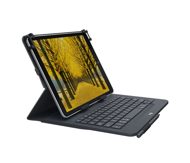 Logitech Universal Folio med tastatur, 10 – Svart (Nordisk)