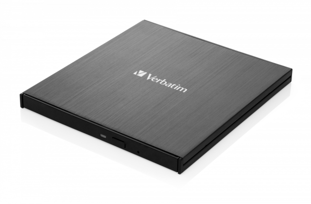 Verbatim Ekstern Ultra HD 4K Slimline Blu-ray-brenner med USB-C