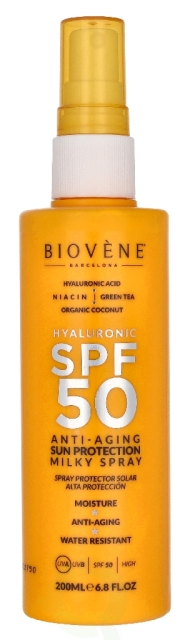 Biovene Hyaluronic SPF50 Anti-Aging Sun Protection Spray 200 ml