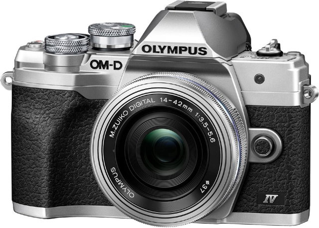 OM Digital Solutions Olympus OM-D E-M10 Mark IV, sølv + 14–42 mm EZ