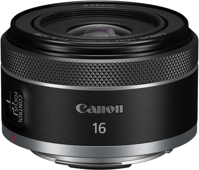 Canon RF 16 mm F2.8 STM vidvinkelobjektiv