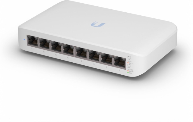 Ubiquiti UniFi USW-LITE-8-POE 8-porters PoE-svitsj