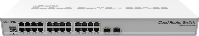 MikroTik Cloud Router Switch CRS326-24G-2S+RM – 24-porters switch