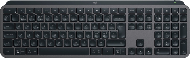 Logitech MX Keys S-tastatur, grafittgrå