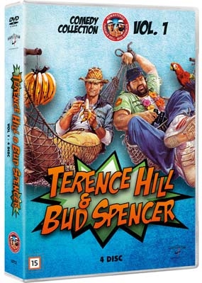BUD SPENCER & TERENCE HILL KOMEDIESAMLING (4-DVD-BOKSSETT) TRINITY