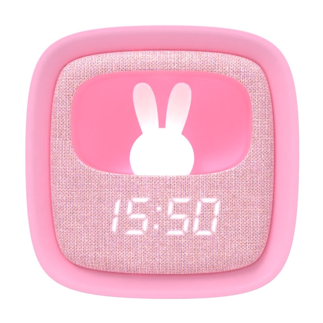 Mobility On Board Vekkerklokke med Lys Billy Clock Rosa Marshmallow