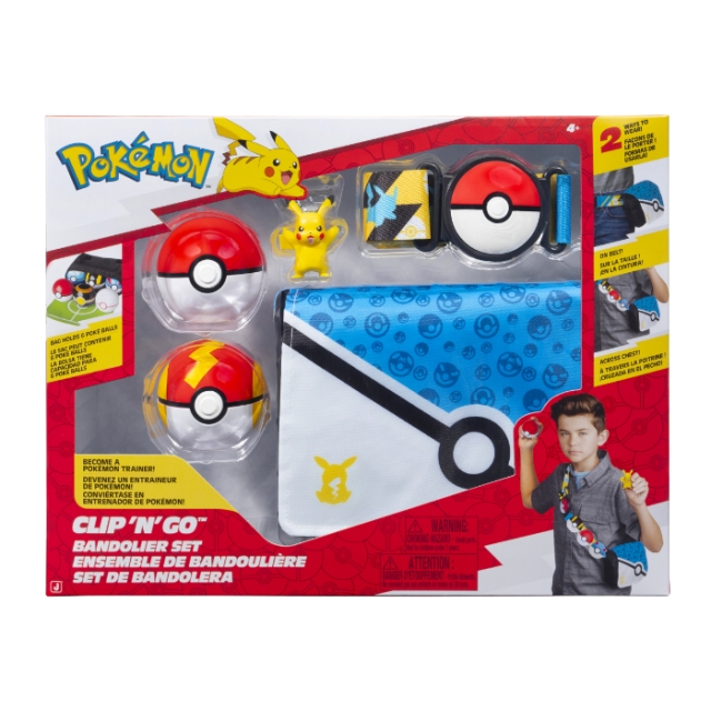 Pokémon Clip N Go-bandolier-sett Pikachu (PKW4171)