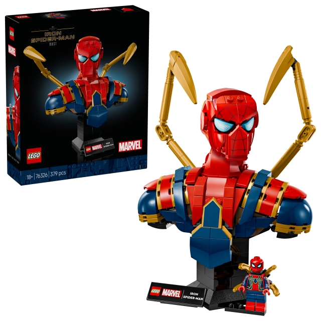 LEGO Superhelter – Iron Spider-Man-byste (76326)