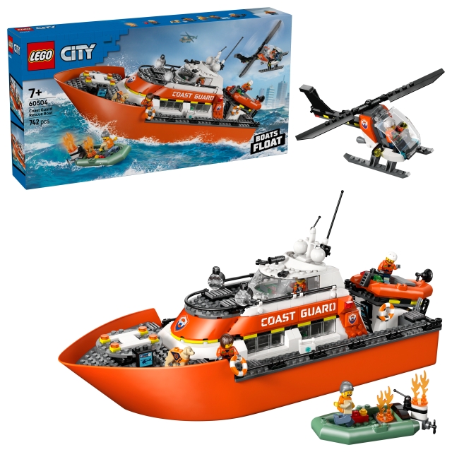 LEGO LEGO City – Kystvaktens redningsbåt og helikopter (60504)