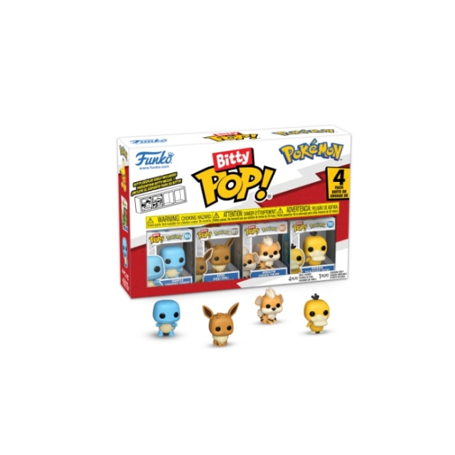 Funko Pop! Bitty POP 4-pakning Pokémon Squirtle (81135)