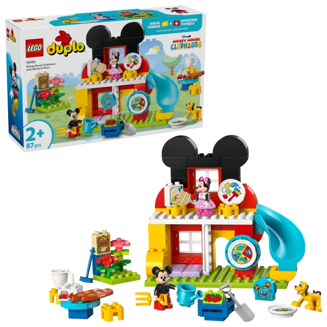 LEGO DUPLO Disney™ – Mikke Mus-klubbhuset med Minni og Pluto (10465)
