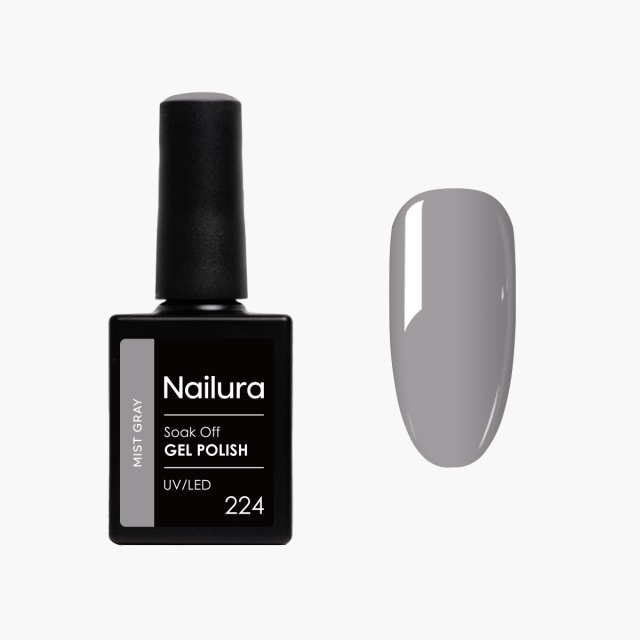 Nailura Gelpolish 224 – Mist Gray – 10 ml