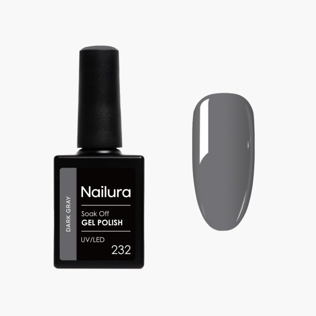 Nailura Gel Polish 232 – Grafittgrå – 10 ml