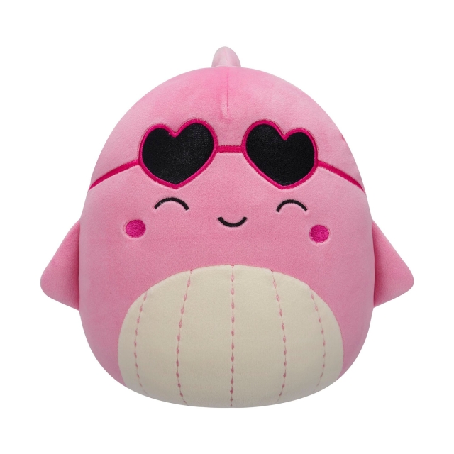 Squishmallows 19 cm Love – Val, den rosa hvalen