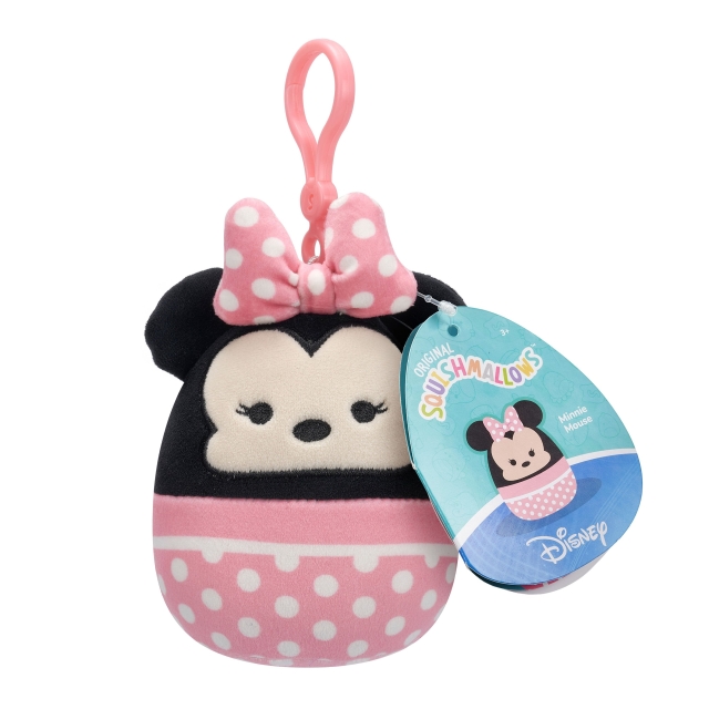 Squishmallows 9 cm Disney-klips – Minnie Mouse