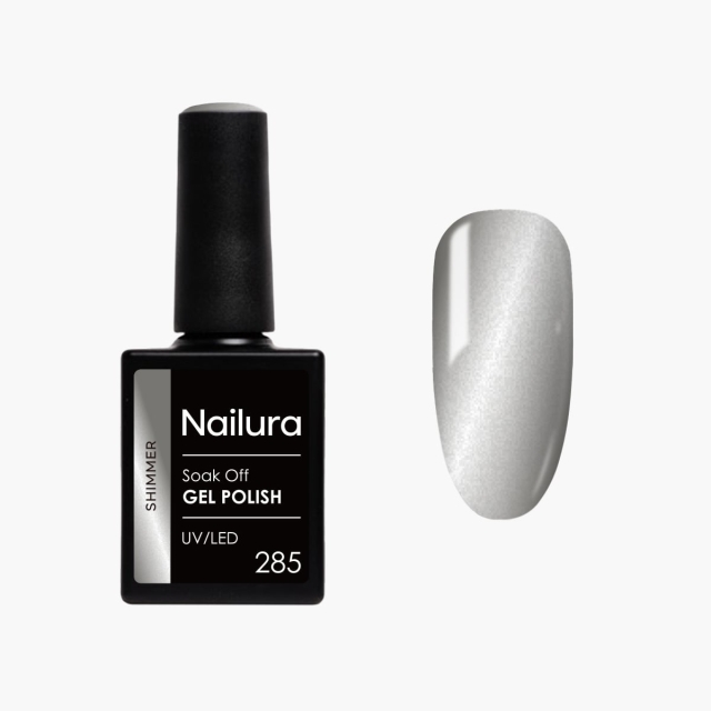 Nailura Gelpolish 285 Frost Cat Shimmer – Kjølig grå – 10 ml