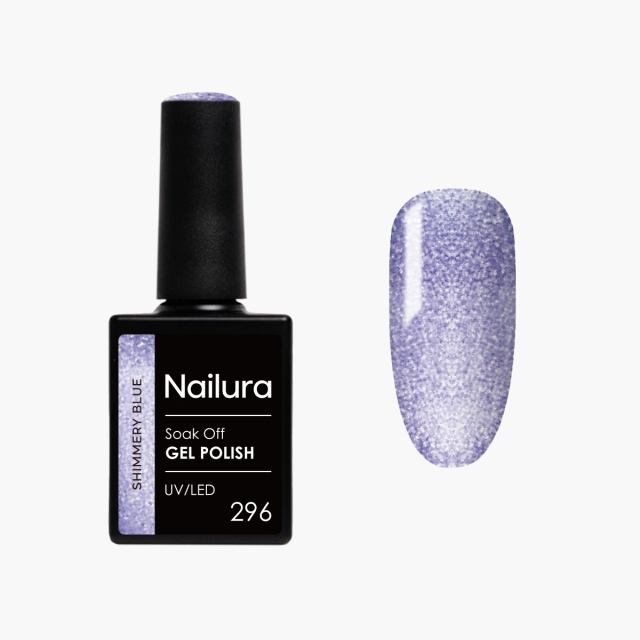 Nailura Gelpolish 296 – Shimmery Blue – 10 ml