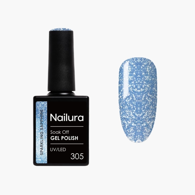 Nailura Gelpolish 305 Sparkling Sapphire – Blå – 10 ml