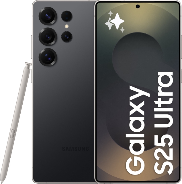 Samsung Galaxy S25 Ultra 5G-telefon, 512/12 GB, Titanium Black