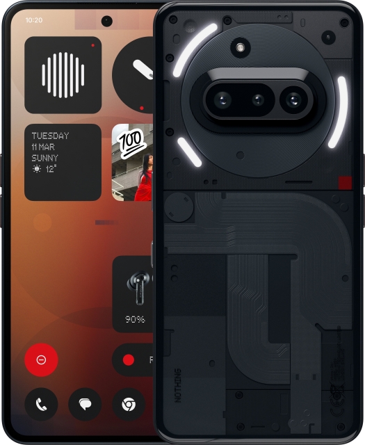 Nothing Phone (3a) telefon, 256/12 GB, svart