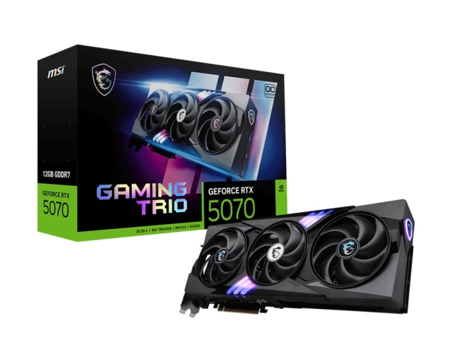 MSI GeForce RTX 5070 12G GAMING TRIO OC-grafikkort